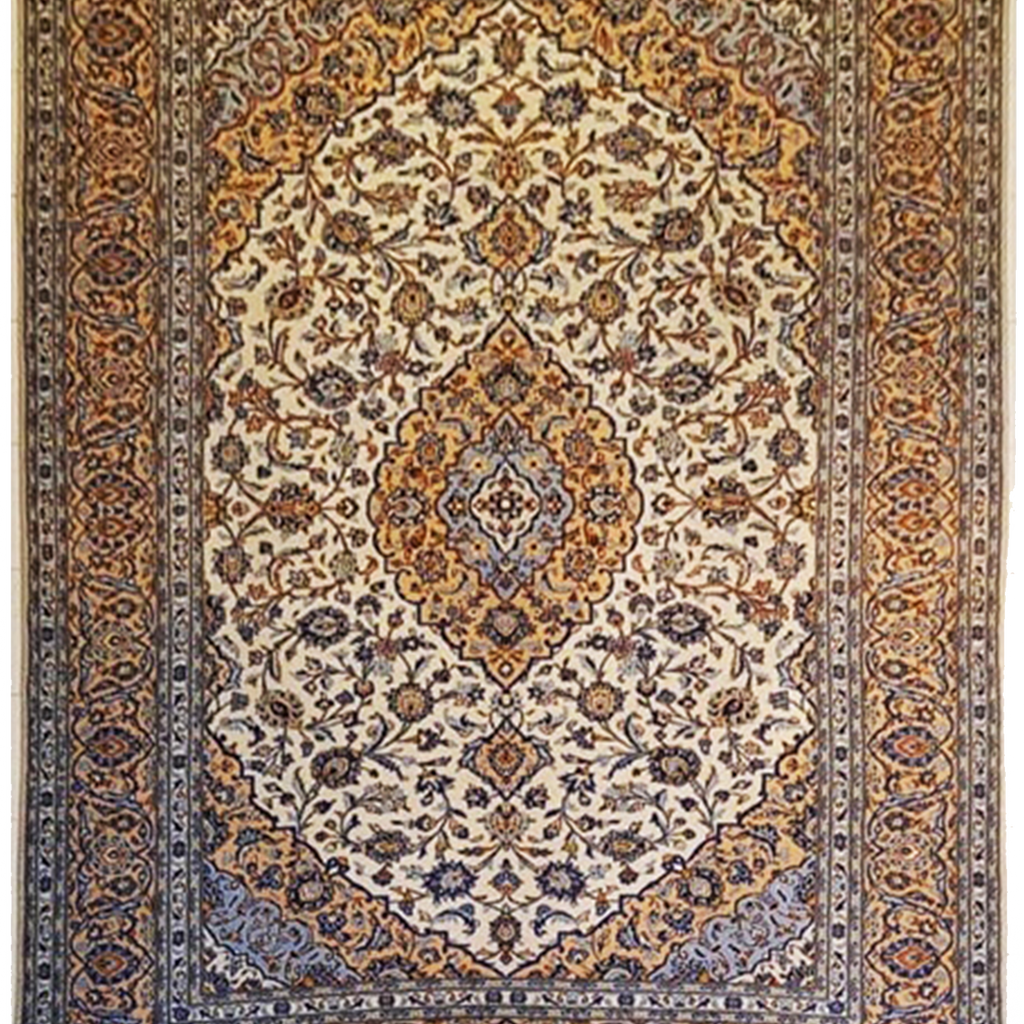 Persian Keshan With Natural Kurk Wool Pile - AR3419
