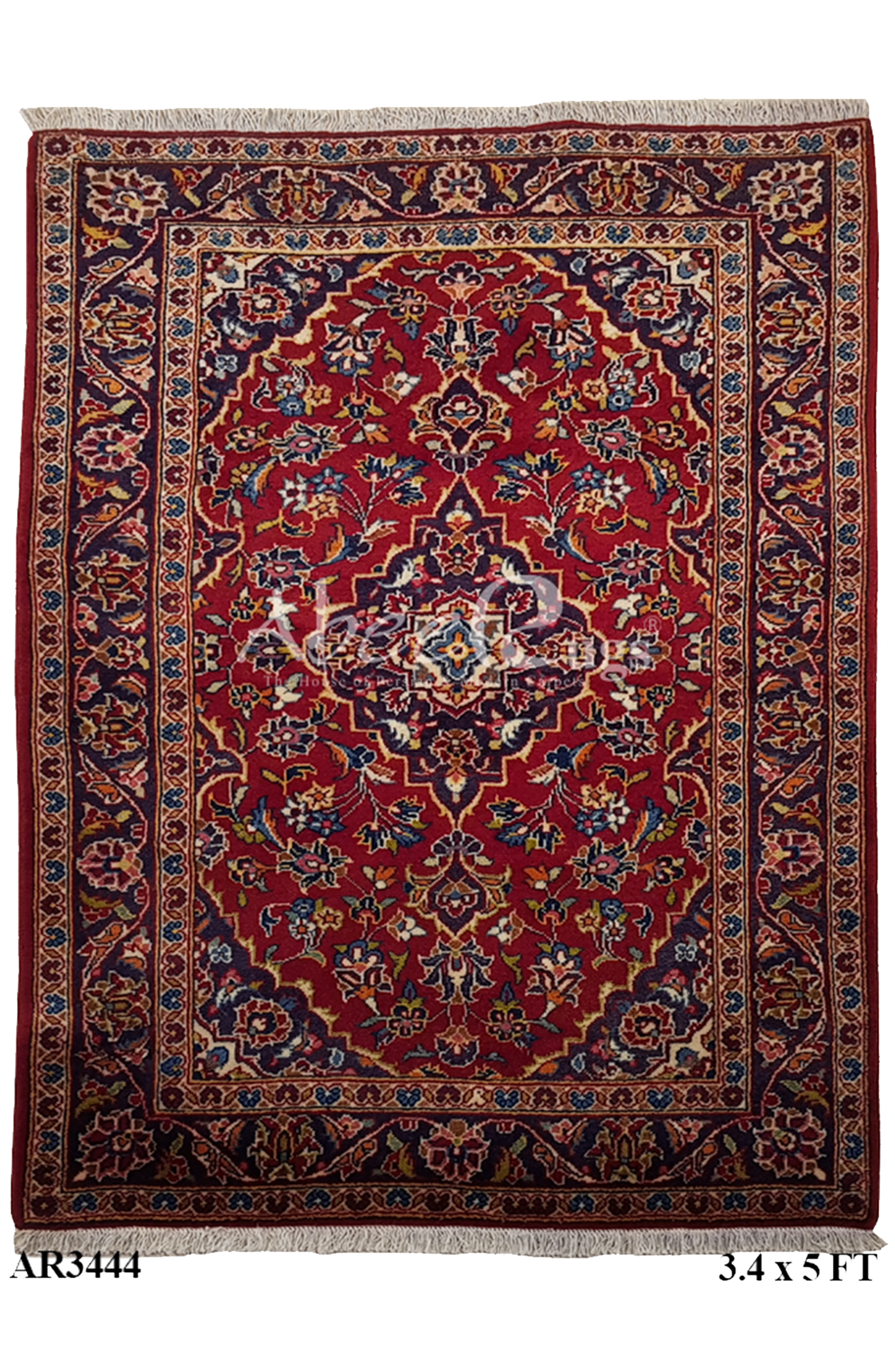 Persian Keshan With Long Medallion Design - AR3444