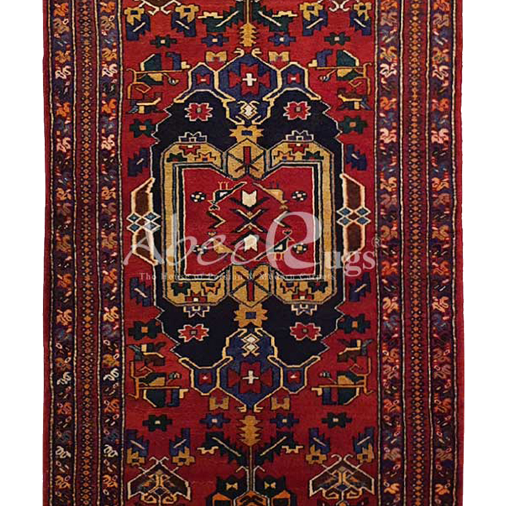 Persian Hamadan Tribal Wool Carpet - AR3593