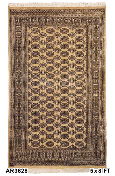 Hand-Knotted Bukhara Design - AR3628