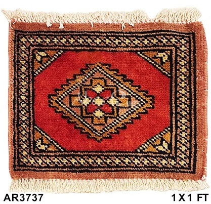 Bukhara Design Phone Pad Red and Taupe - AR3737