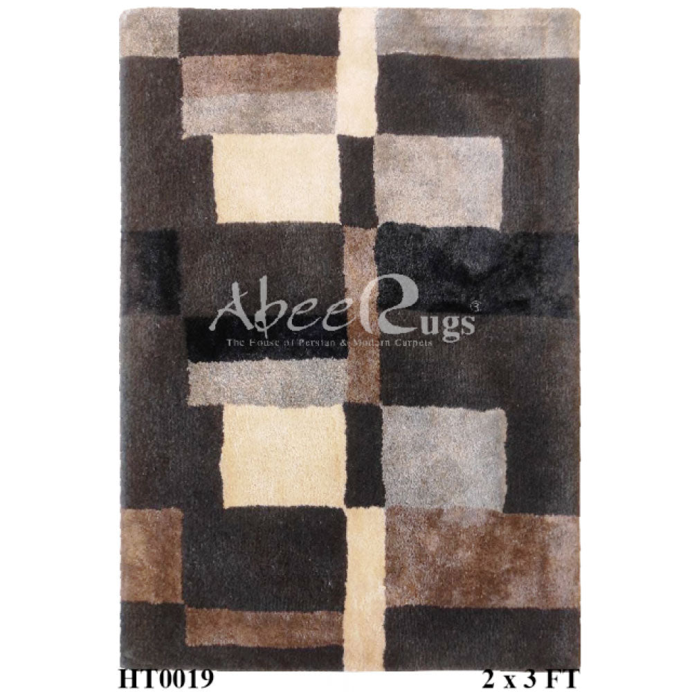 Hand Tufted Modern Geometric Design - HT0019