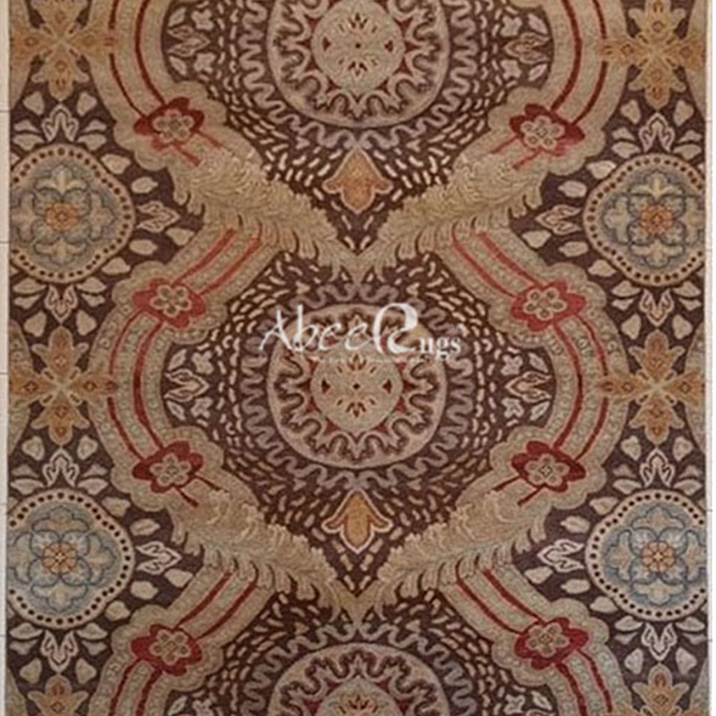 Persian Wool Allover Floral Design Work Of Art - VP112