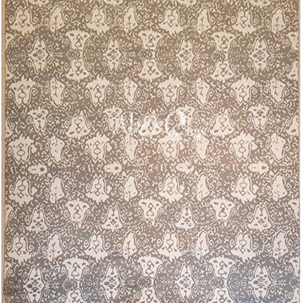 Persian Wool Modern Classic With Silk Flower Motif - VP220